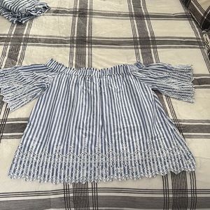 H&M off the shoulder shirt